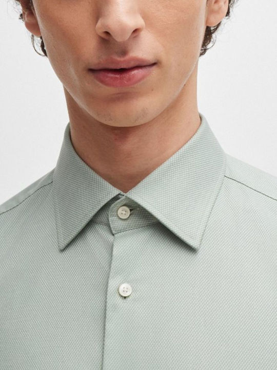 Hugo Boss Long-sleeved Shirt Light Green