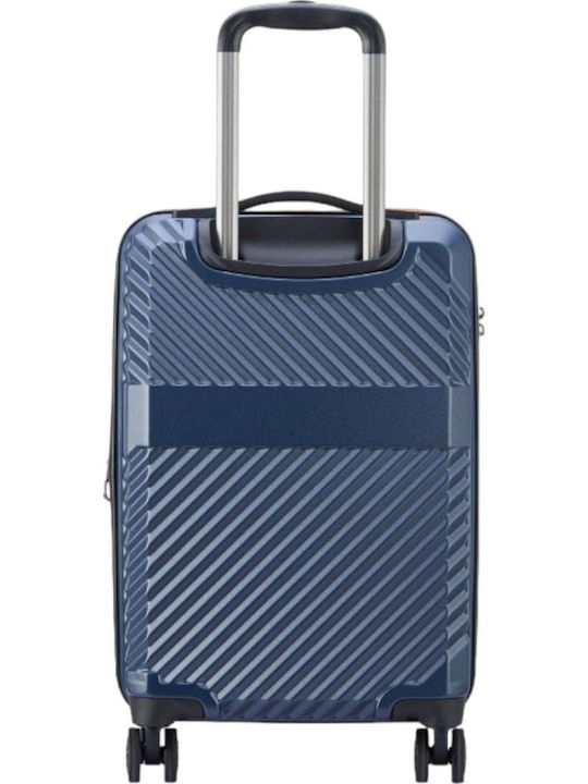 Securitech by Delsey Patrol Kabinen Hart Koffer Blau Mit 4 Rädern Höhe 55cm