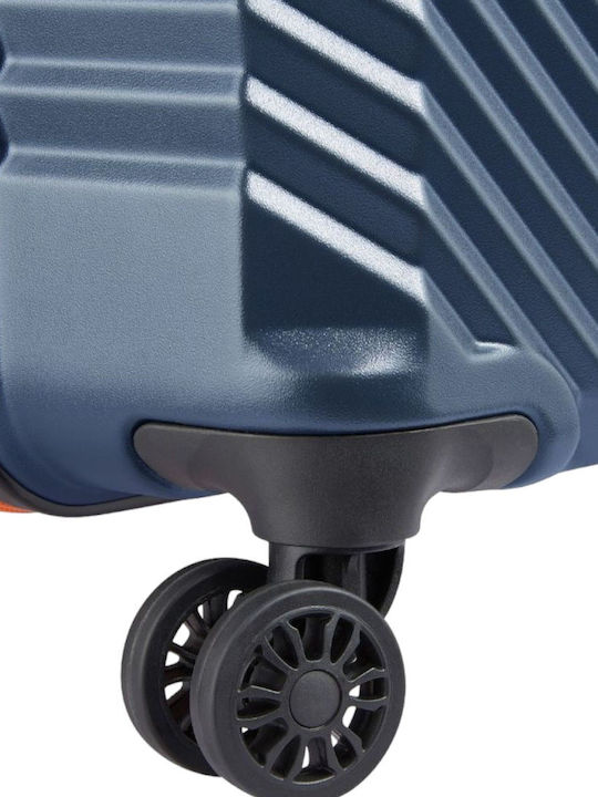 Securitech by Delsey Patrol Βαλίτσα Ταξιδίου Καμπίνας Σκληρή Blue με 4 Ρόδες Ύψους 54.5εκ.