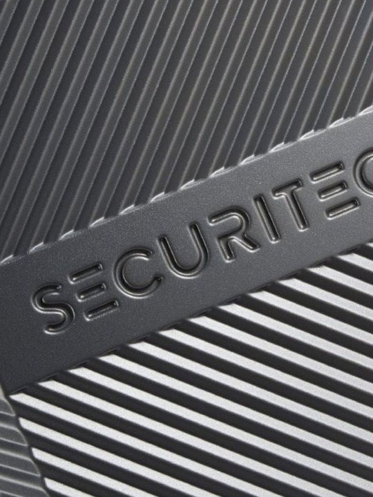 Securitech by Delsey Patrol Μεγάλη Βαλίτσα Ταξιδίου Σκληρή Grey με 4 Ρόδες Ύψους 75.5εκ.