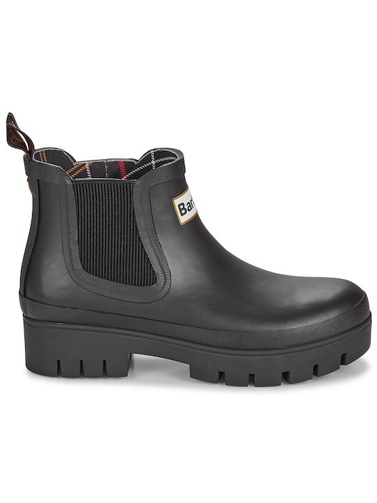 Halton Damen Gummistiefel Schwarz