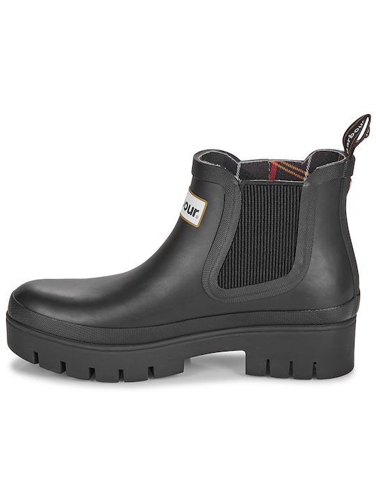 Halton Damen Gummistiefel Schwarz