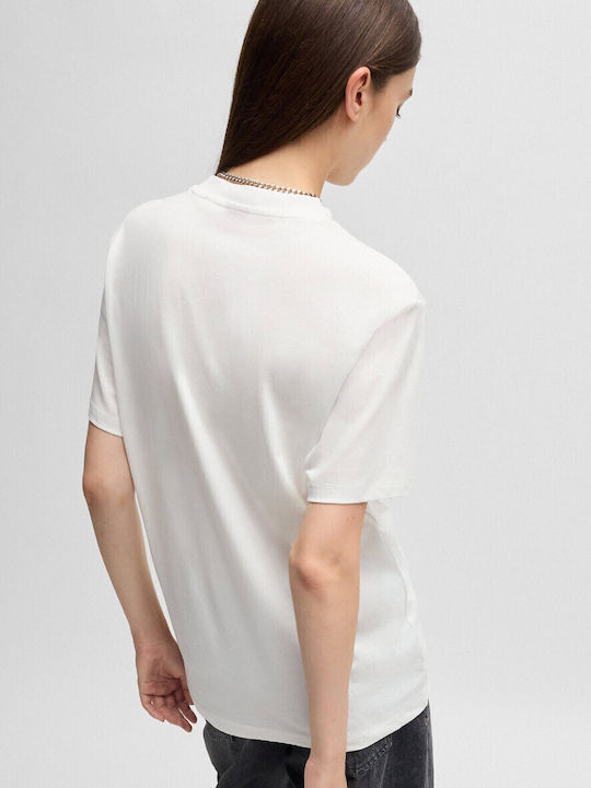 Bluza Damă Tricou Alb