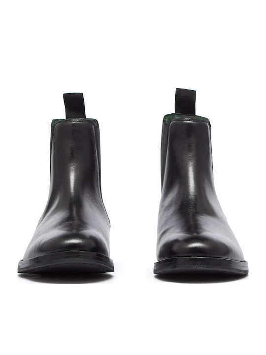 Leder Schwarz Herrenstiefel