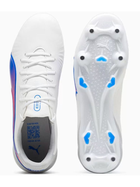 PUMA Match Football Shoes with Cleats Beige