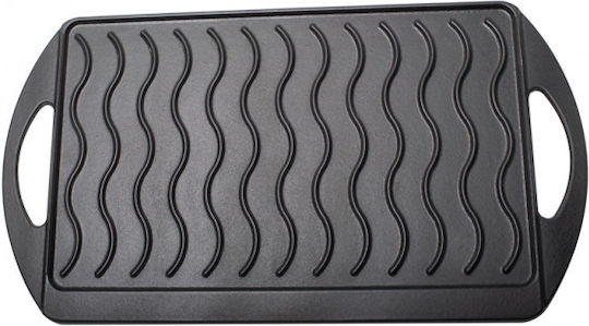 Lunaway Backblech Beidseitig mit Gusseisen Grill Oberfläche 55x30x1.6cm