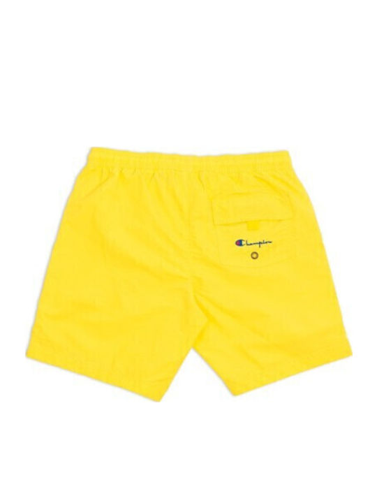 Ανδρικό Μαγιό Βερμούδα Yellow με Σχέδια