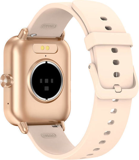 Colmi P81 Smartwatch με Παλμογράφο (Χρυσό)