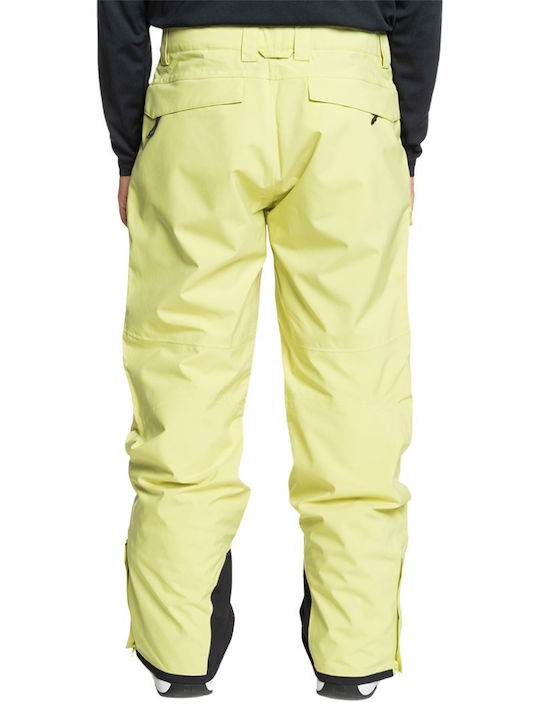 Quiksilver Utility Snow EQYTP03220-GEL0 Men's Trousers for Ski & Snowboard Green