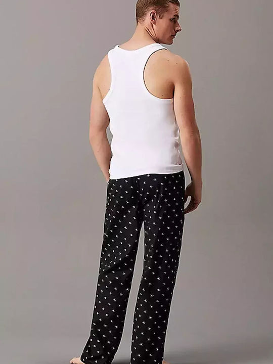 Calvin Klein Men's Winter Cotton Pajama Pants Black