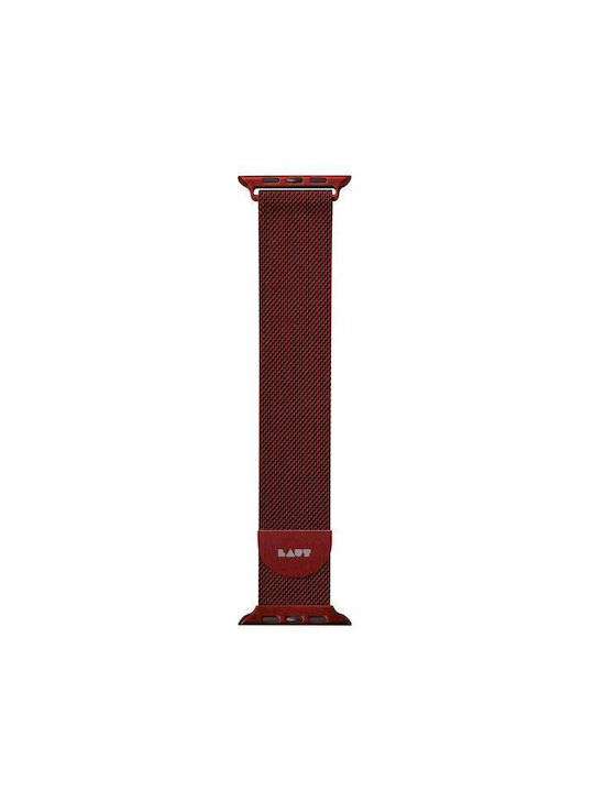 Лента Laut Steel Loop за Apple Watch Series 1-8 SE Ultra 38 40 41 мм Червена