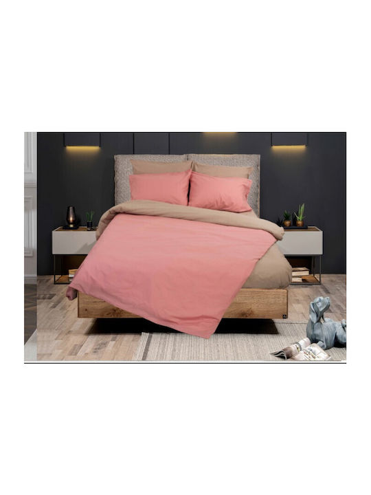 Flamingo Duvet Cover Set Cotton Single with Pillowcase 160x240 Amethyst