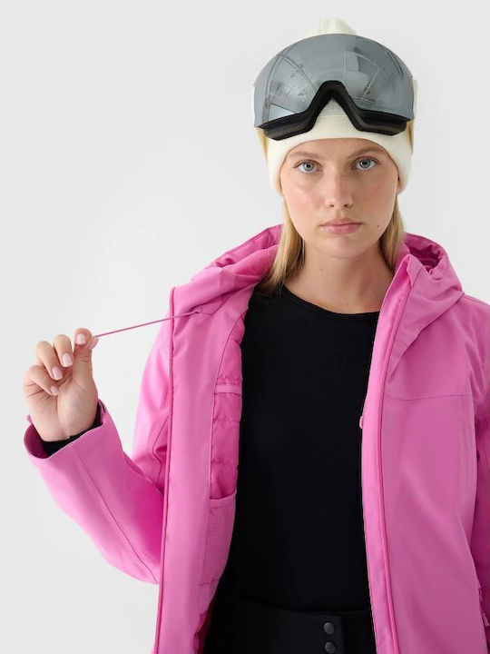 4F 4FWAW24TTJAF572-55S Frauen Jacke aus für Ski & Snowboard Beige