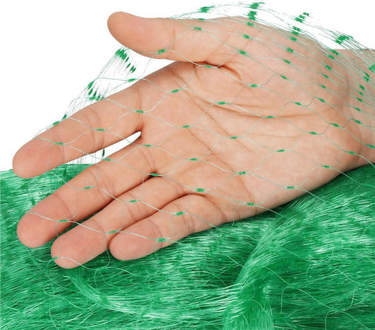 8x14m Green Bird Netting Made Polyethylene Fixing Pins