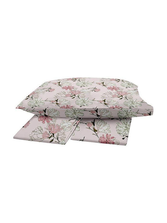 Sunshine Duvet Cover Single 170x250 Menta Pink 070