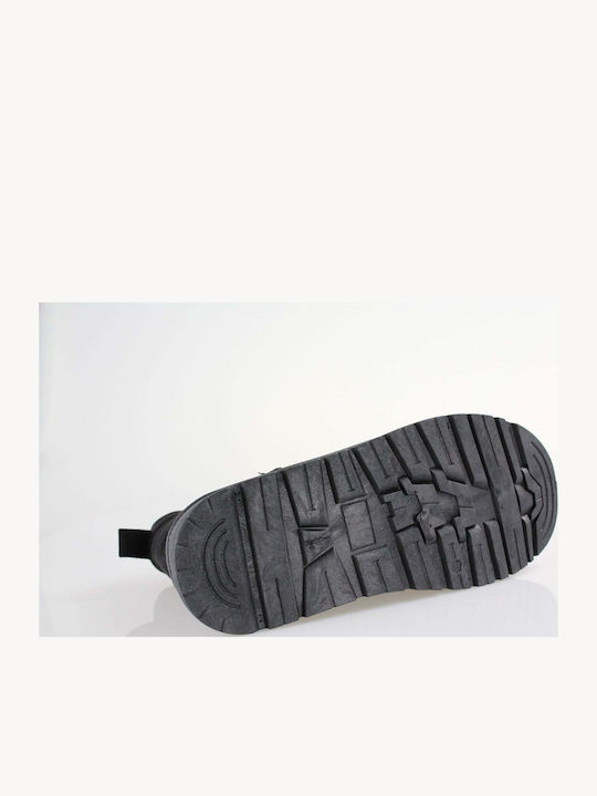 Stiefeletten Damen mit Pelz Schwarz