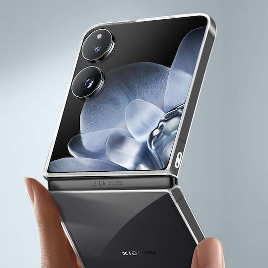 Avizar Hülle Xiaomi Mix Flip Hartes Polycarbonat Sichtbares Design Transparent