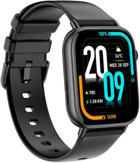 Colmi C8 Max Smartwatch with Heart Rate Monitor (Black)
