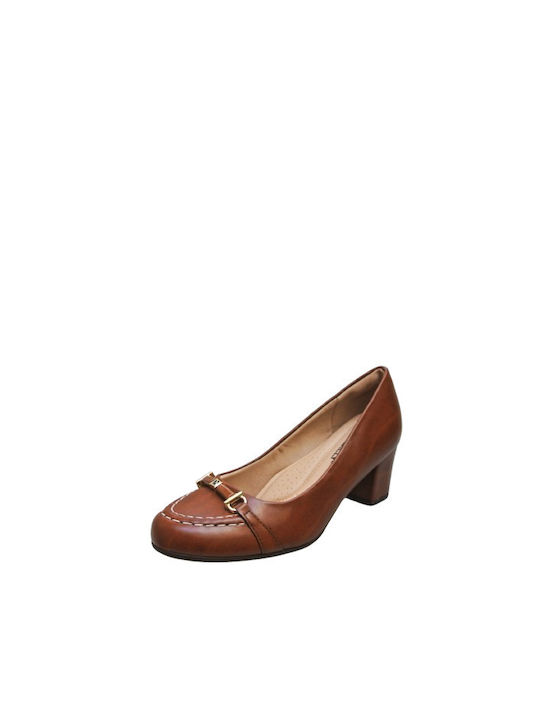 Piccadilly Anatomic Tabac Brown Medium Heels