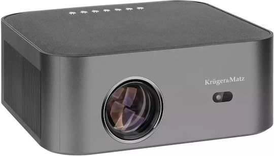Kruger & Matz KM0373 3D Proiector LCD Full HD LED cu Wi-Fi și Difuzoare Incorporate Gri