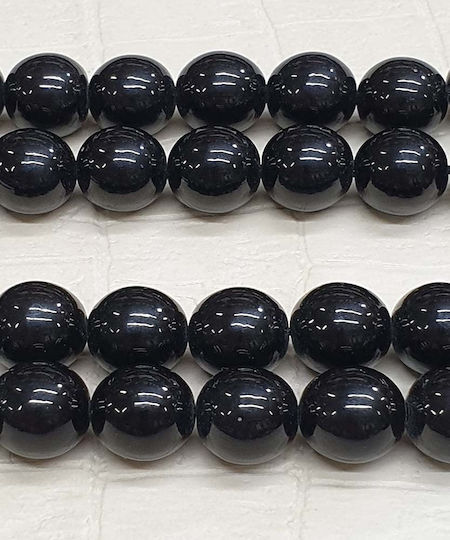 Roloi Komboloi Mastic Worry Beads with 33 Beads Black 41cm
