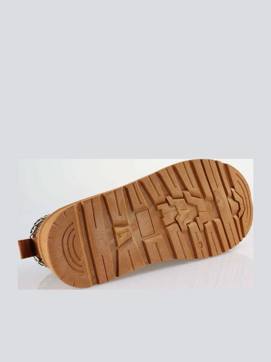 Closed Women's Slippers Brown