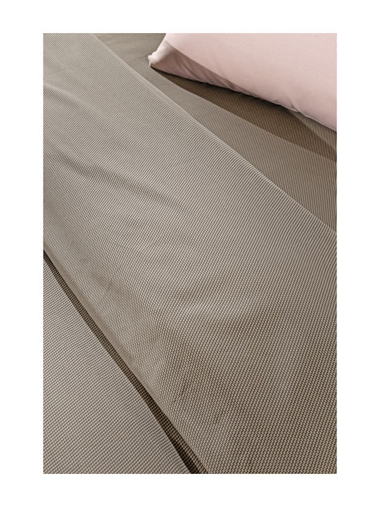 Guy Laroche Duvet Cover Cotton Satin Single 165x225 Minimal Wenge