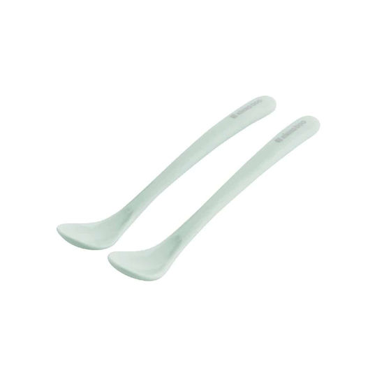 Kikka Boo Baby Set with Spoons Brighty made of Plastic for 6+ months Mint 2pcs