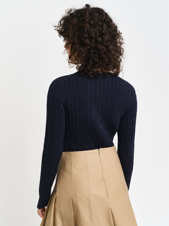 Women's Knitted Cardigan Evening Blue