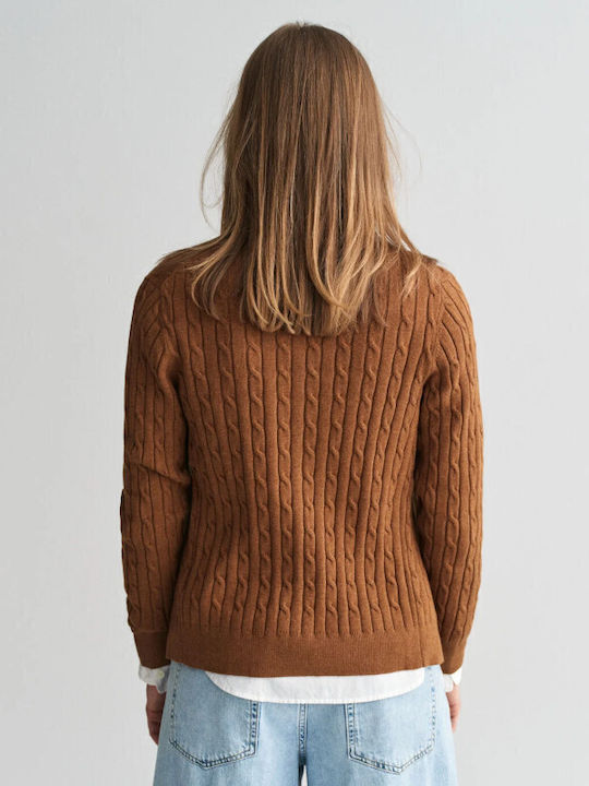 Γυναικεία Πλεκτή Ζακέτα Cocao Brown