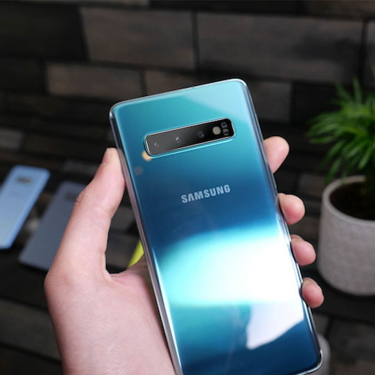 Samsung Galaxy S10 Plus Camera Lens Tempered Glass 9h Transparent Smudge-proof