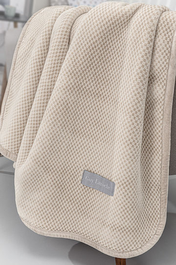 Guy Laroche Одеяло Детско легло Perla Велур Бежов Perla 110x140см.