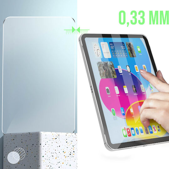 Tempered Glass Ipad 10.9 2022 Screen Protector Smudgeproof Sloped Transparent