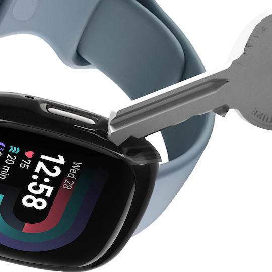 Black Protection Screen Protector Fitbit Versa 4 Sense 2