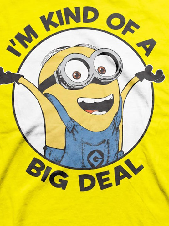 Paperinos Minions T-shirt Yellow Cotton