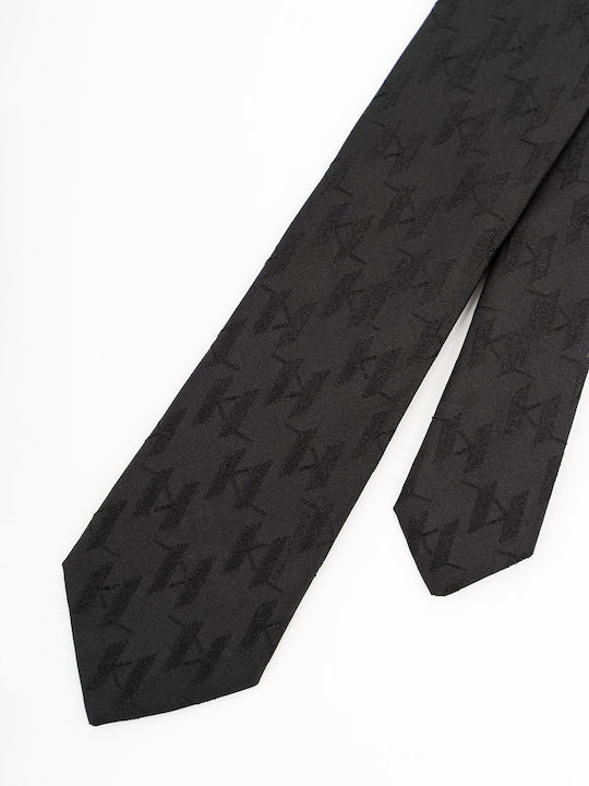 Karl Lagerfeld Men's Tie in Black Color