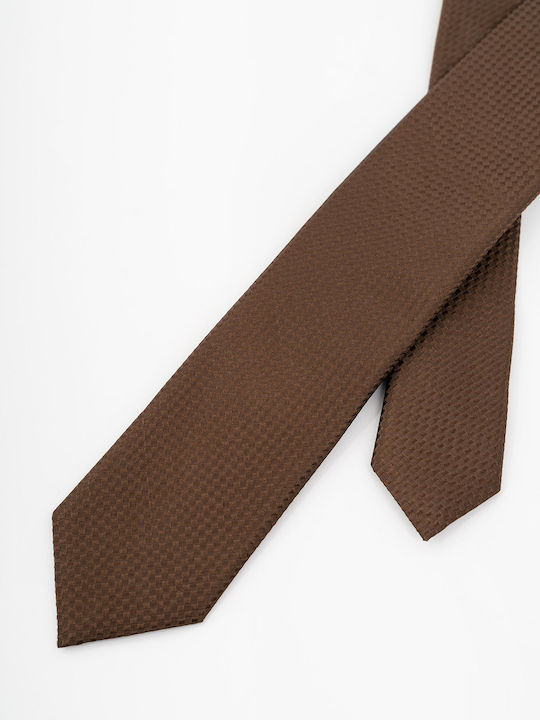 Hugo Men's Tie in Brown Color