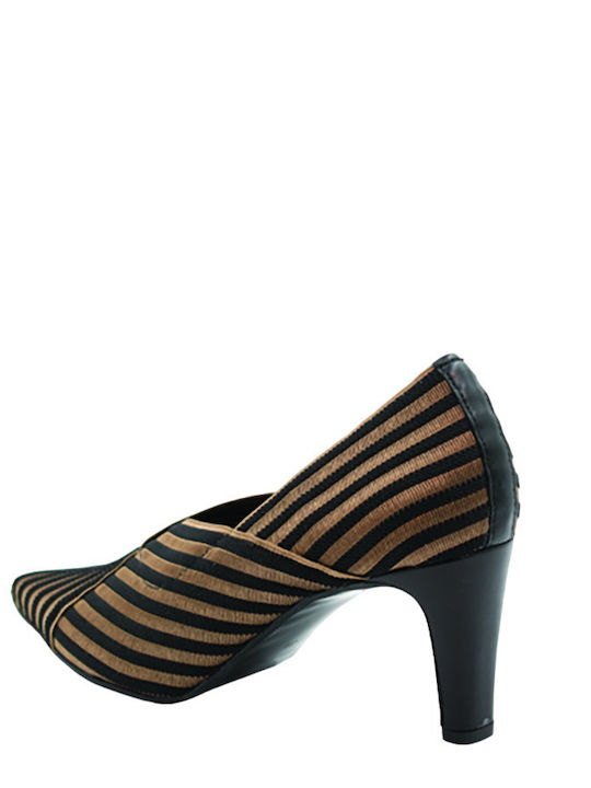 Leder Pumps Schwarz