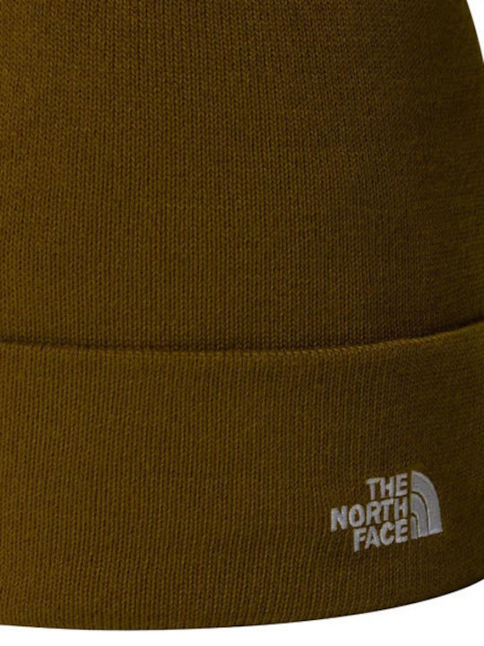 The North Face Norm Beanie Unisex Beanie Knitted in Green color