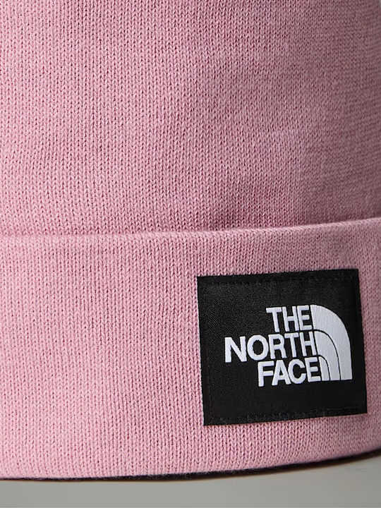 The North Face Dock Worker Recycled Beanie Unisex Beanie Knitted in Pink color