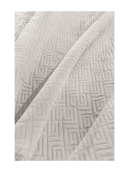 Guy Laroche Pique Double Blanket 245x260cm Natural