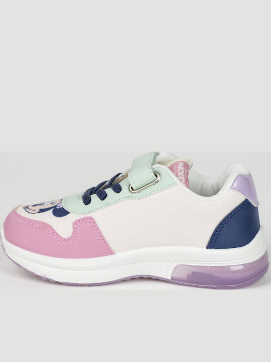Παιδικά Sneakers με Φωτάκια Ροζ