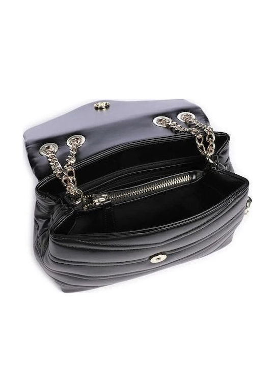 Leather Women's Shoulder Bag Black