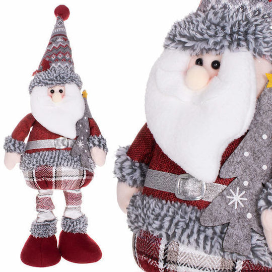 Plüsch Dekorativer Weihnachtsmann Rot