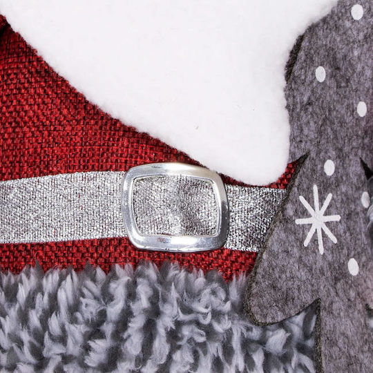 Plüsch Dekorativer Weihnachtsmann Rot