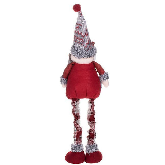 Plüsch Dekorativer Weihnachtsmann Rot