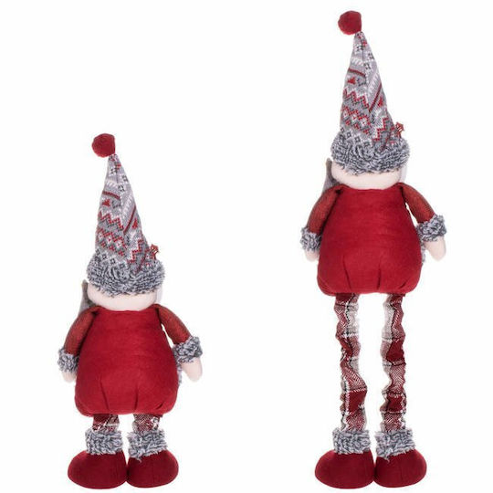 Plüsch Dekorativer Weihnachtsmann Rot