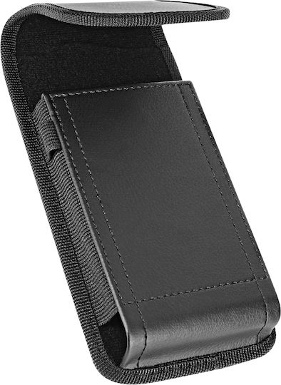 Avizar Belt Case Universal Phone 6.9'' Magnetic Cover Black
