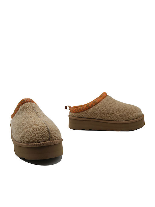 Winter Women's Slippers Beige