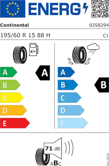 EcoContact 6 195/60R15 88H Лято Гума